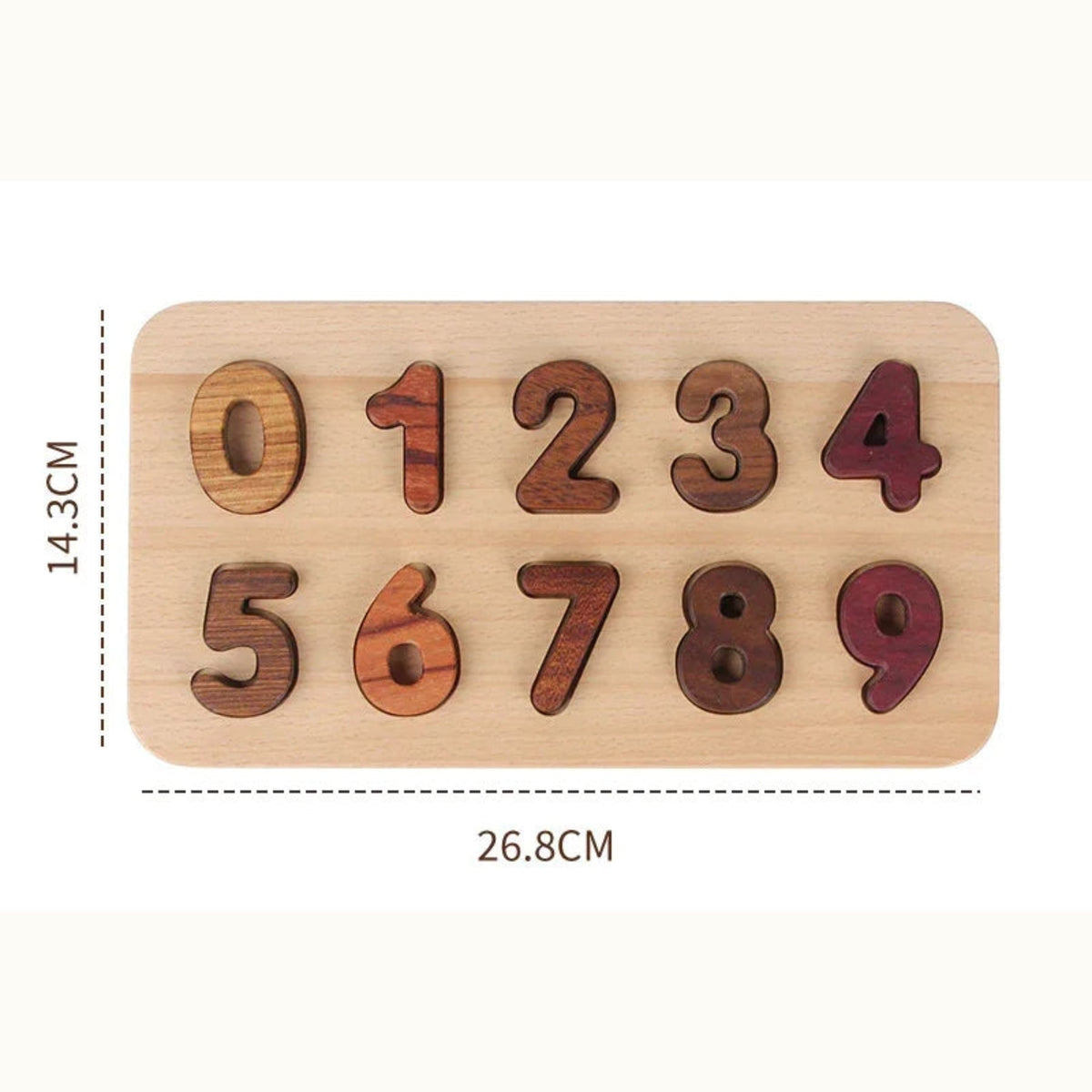 Wooden Number Puzzle (Ages 2+)