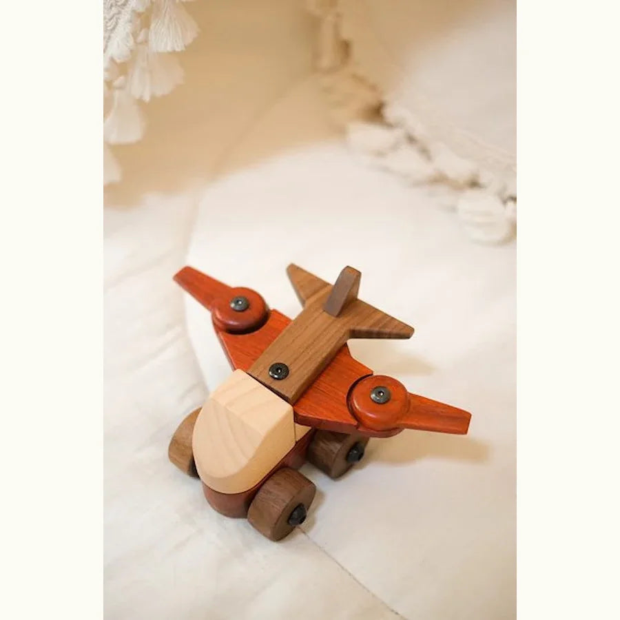 Walnut & Padauk Aeroplane