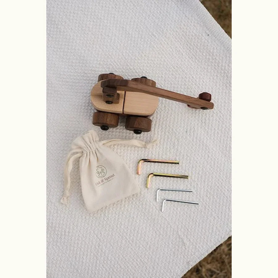 Walnut & Maple Crane
