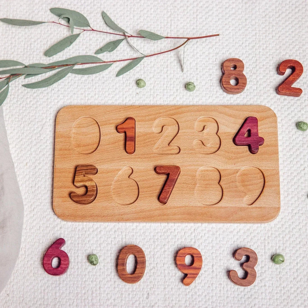 Wooden Number Puzzle (Ages 2+)