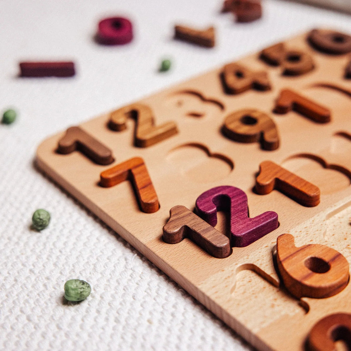 Extended Wooden Number Puzzle (Ages 2+)
